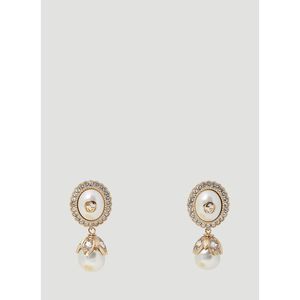 GUCCI Interlocking G Pearl Earrings
